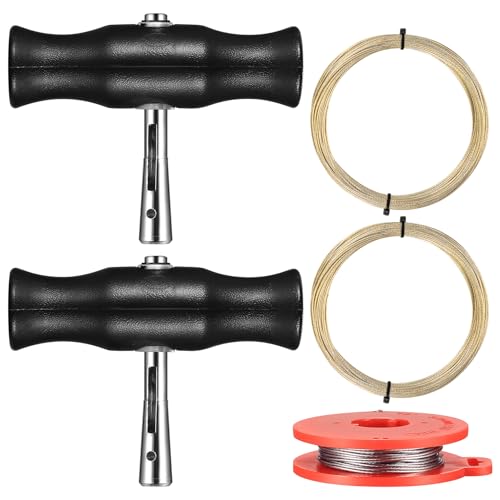 5 Windschutzscheibe Removal Tools, Schneidedraht mit Griff: 2 Auto Windschutzscheiben Entfernungswerkzeug, 3 Rollen Draht, Auto Fenster Entfernung Werkzeug, Schneidedraht Windschutzscheibe Werkzeug