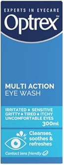 Optrex Multiaction Eye Wash with Eye Bath x 300ml by Optrex