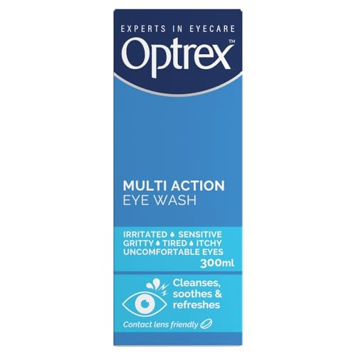 Optrex Multiaction Eye Wash with Eye Bath x 300ml by Optrex