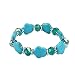 Produktbild Nikgic Türkis Armband Handgefertigte Kristallperlen Frauen Hand Kette Anhänger Schmuck Täglichen Verschleiß Zubehör (Biegsamer Stern)