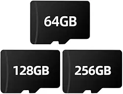 Cartão de Memória 8,16,32,64,128,256,512 GB Classe10 de Alta Velocidade com Adaptador Universal, Armazenamento Expansível para Dispositivos Móveis (128.0, GB)