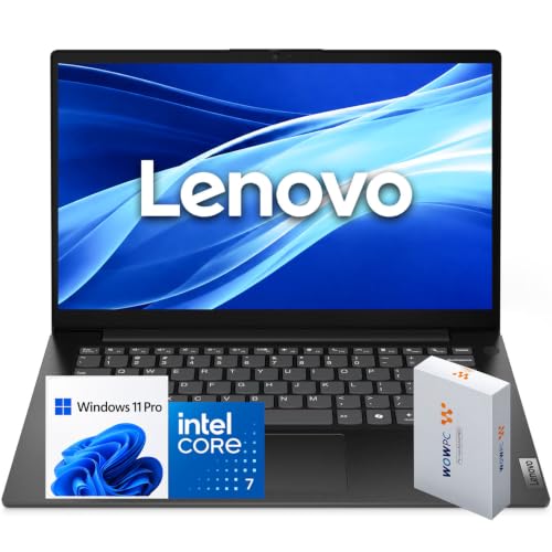Image of Lenovo V14 G5 Business Laptop Bundle, Intel Core 7 240H H-Series 10-Core (Up to 5.2GHz), 14 inch FHD Anti-Glare, 16GB DDR5, 1TB Storage (512GB PCIe SSD + 500GB External Drive), Windows 11 Pro
