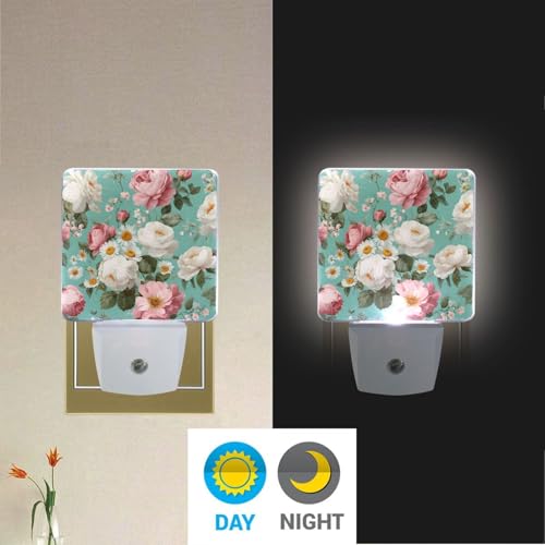 Lámpara de noche con sensor automático y luz LED blanca miniatura 4