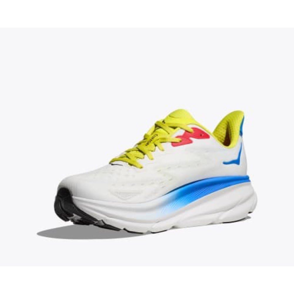 Hoka Clifton 9 Running Shoes Man White Blue