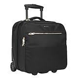 Travelon: Anti-Theft Tailored Wheeled Underseat Carry-On Bag - Onyx