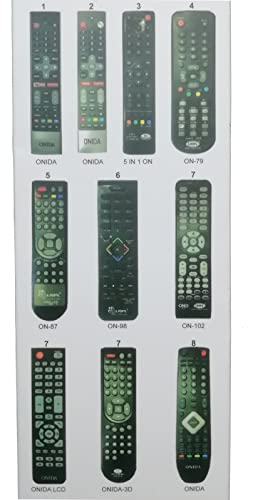 Image of LipiWorld LED LCD Smart TV Universal Remote Control (ON-79 ON-87 ON-98 ON-102 1677) Compatible for Onida Tv Remote