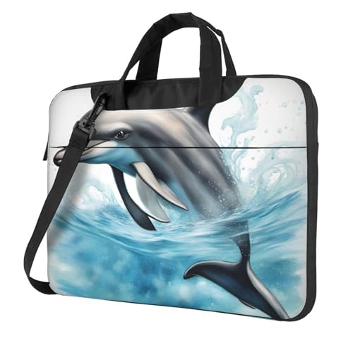 Bolsa para laptop Ocean Dolphin ideal para llevar tu oficina al café con total comodidad