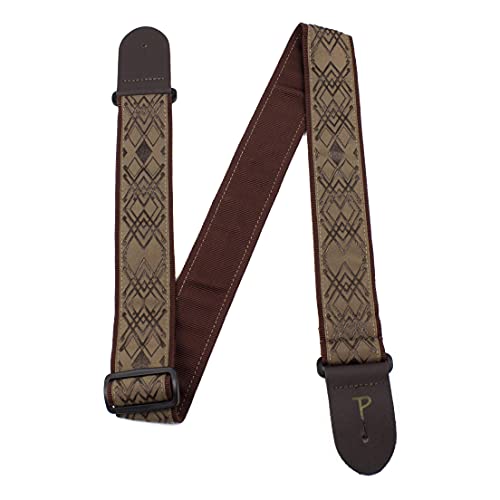 Perri’s Leathers Ltd. – Sangle de Guitare – Nylon – Jacquard – Brun – Losanges – Ajustable – Pour Guitares Acoustiques… - Les Beatles, Paul McCartney, John Lennon, RIngo Starr, George Harrison Perri's Leathers Ltd. - Sangle de Guitare - Nylon - Jacquard - Brun - Losanges - Ajustable - Pour Guitares Acoustiques… – Image 5