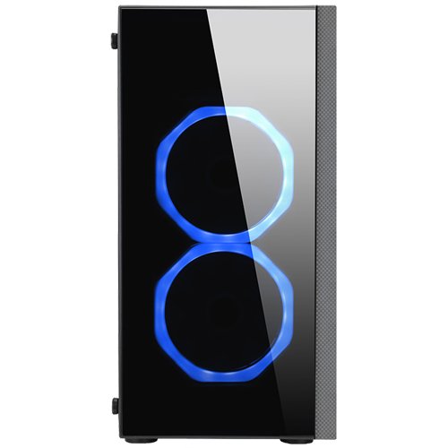 Itek Case DOUCIR M2 Case PC Gaming, Ventola da 2 x 12cm RGB, Nero