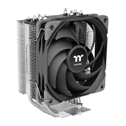 Image of Thermaltake UX500 CPU Cooler; 5xO6mm Copper Heatpipes; 120mm PWM Fan; 700~1800 RPM; Intel /AMD Compatible; Single Tower; 260W TDP; Black; CL-P150-AL12BL-A