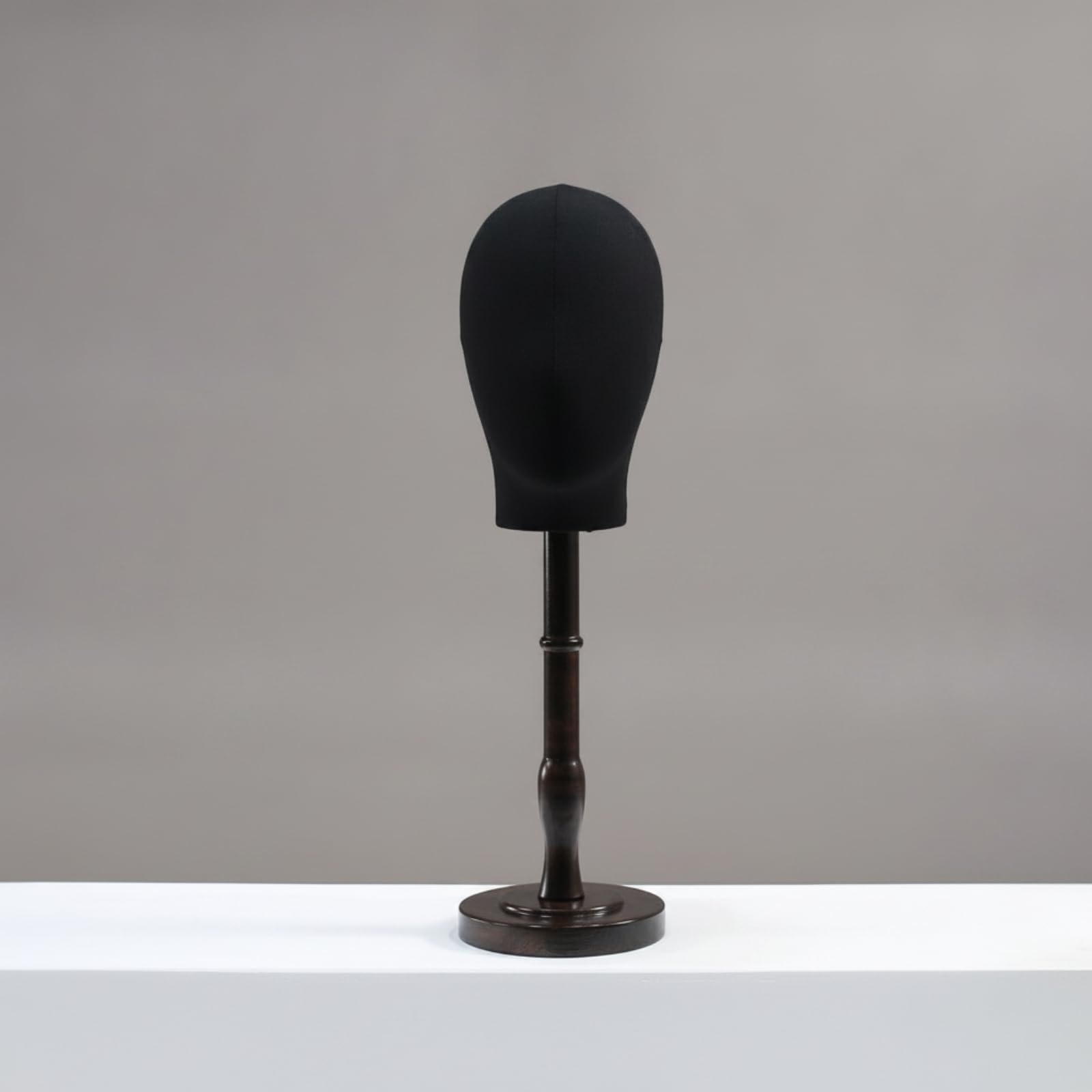 Supporto per Cappelli con Base da Tavolo , Media Altezza 47 Cm, Circonferenza Testa 53 Cm, Ø