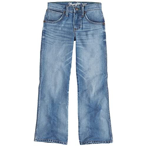 Wrangler Boy's Greely Wash Bootcut Jeans2