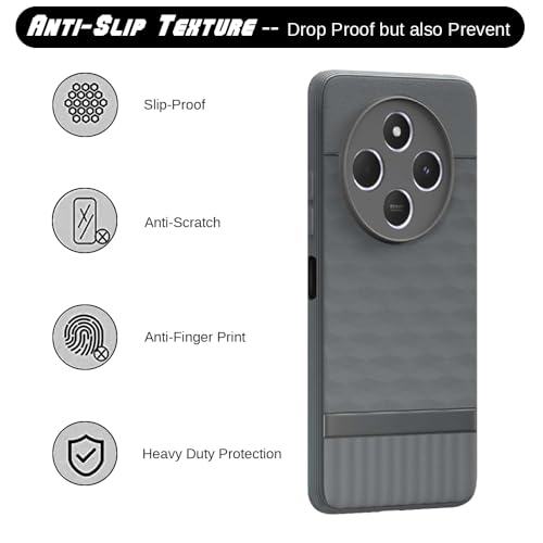 Image of Shockproof Case for Mi Redmi A4 5G /14C 5G /14R 5G /Poco C75 5G /M7 5G | Full Camera Protection | TPU Flexible Back Cover for Mi Redmi A4 5G / 14C 5G / 14R 5G / Poco C75 5G / M7 5G (Graphite Grey)