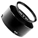 Produktbild LUMOS Zubehör Set mit Gegenlichtblende ersetzt Canon ES-68 & Slim UV Filter 49mm passend zu EOS Kamera Objektiv EF 50mm 1.8 STM