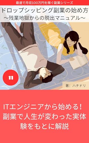 ドロップシッピング副業の始め方: 残業地獄からの脱出マニュアル 最速で月収100万円を稼ぐ副業シリーズのサムネイル