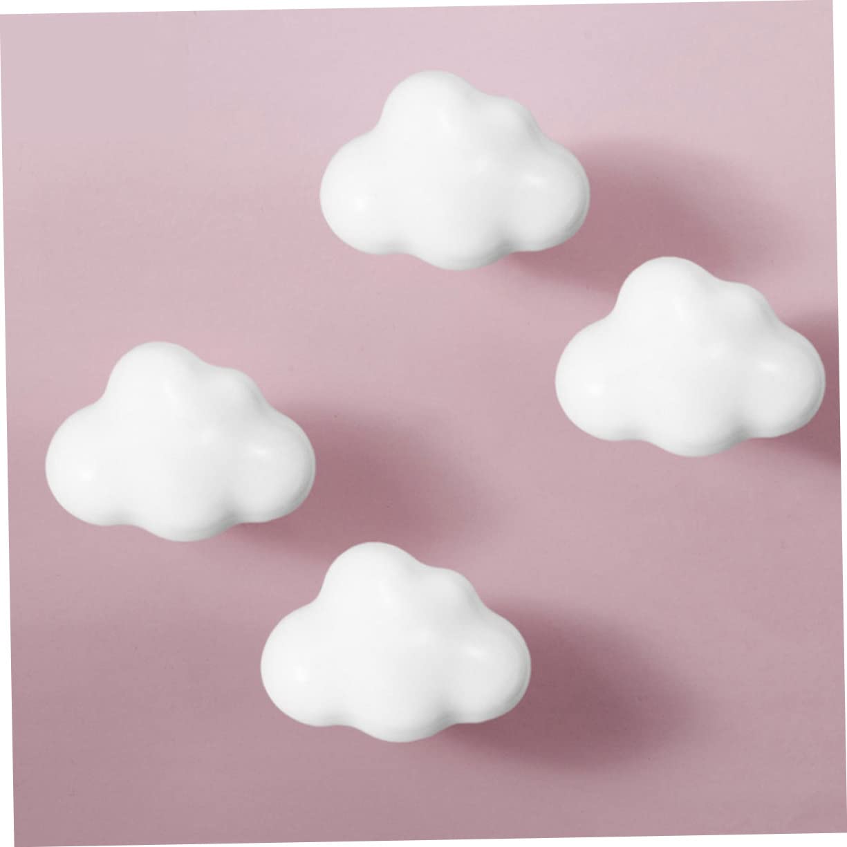 Artibetter 3 Set Eleganti Pomelli Decorativi in ​​ceramica A Forma Di Resistenti Per Casa E Ufficio 2 Pezzi * 3