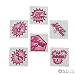 72 SUPERHERO Pink Ribbon TATTOOS - BREAST Cancer Awareness - Fundraiser GIVEAWAYS - Favors