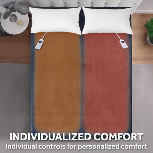 image for Sunbeam Royal Ultra Fleece Heated Electric Blanket Queen Size, 90