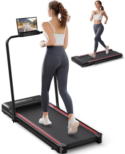 Freepi 4-in-1 Laufband für Zuhause mit Neigungsfunktion Walking Laufband Pad, Geräuscharme Laufbänder mit Fernbedienung Sportgerät mit Display fürs Homeoffice und Büro (Rot) Freepi 4-in-1 Laufband für Zuhause mit Neigungsfunktion Walking Laufband Pad, Geräuscharme Laufbänder mit Fernbedienung Sportgerät mit Display fürs Homeoffice und Büro (Rot)