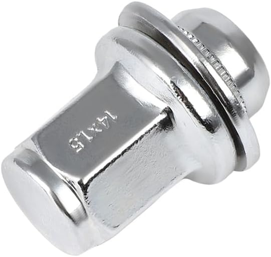 4PCS M14x1.5 Chrome Wheel Lug Stud Nut Set Compatible with Toyota Land Cruiser Sequoia Tundra Lexus LC500 LS460 LS600h LX470 LX570 LX600 611-277 90942-02077 9094201103
