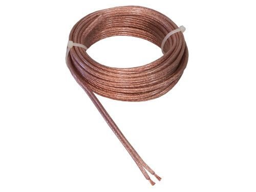 Faconet® Transparent Speaker Cable 2 x 1.5 mm2 x 5 Meters, Inner Conductor CCA Speaker cable Run Kercable