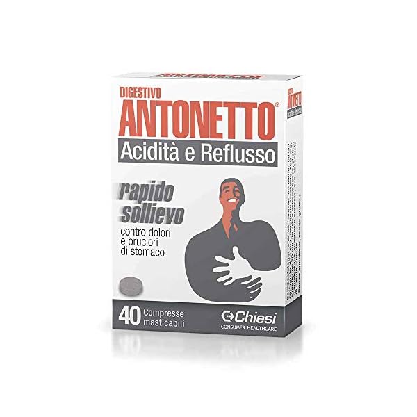 Marco Antonetto Digestivo Antonetto Acidità E Reflusso 40 Compresse Masticabili