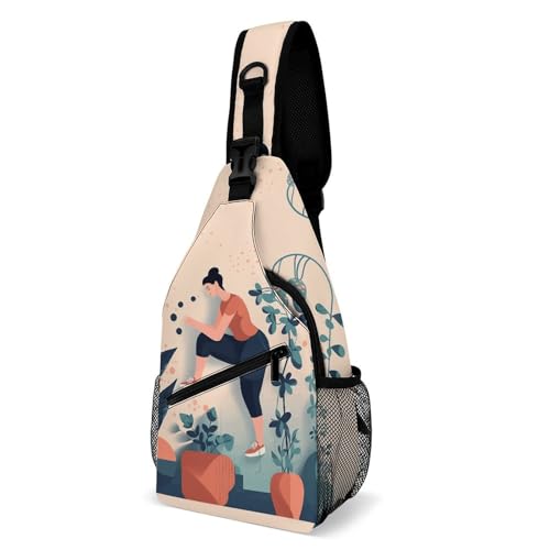 Bolso bandolera deportivo para senderismo y viaje miniatura 1