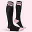 Two Stripes (Black/Pink)
