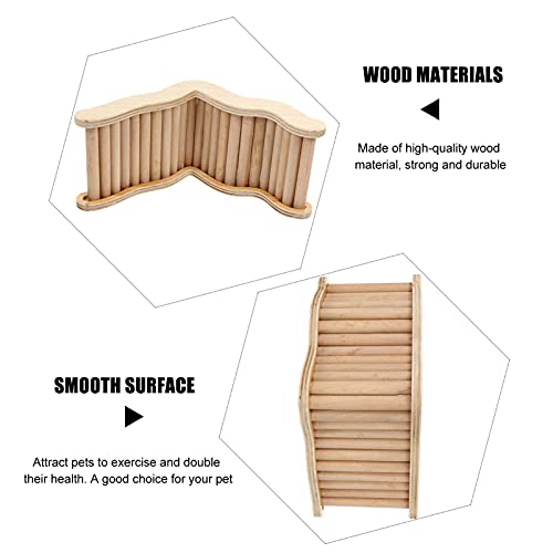 Balacoo Hamster Klimmen Ladder- Houten Suspension Bridge Speelgoed Hamster Muis Speelgoed Voor Cavia Ratten Egel Gerbils… - Image 4