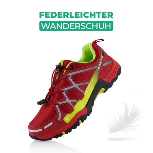 Leichtwanderschuhe für Damen und Herren mit atmungsaktiver Sohle