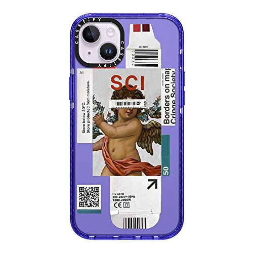 Coque Impact pour iPhone 14 Plus CASETiFY Peri Purple - Protection quotidienne élégante