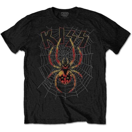 T-shirt Kiss Spider unisexe parfait pour vos sorties urbaines de l'été