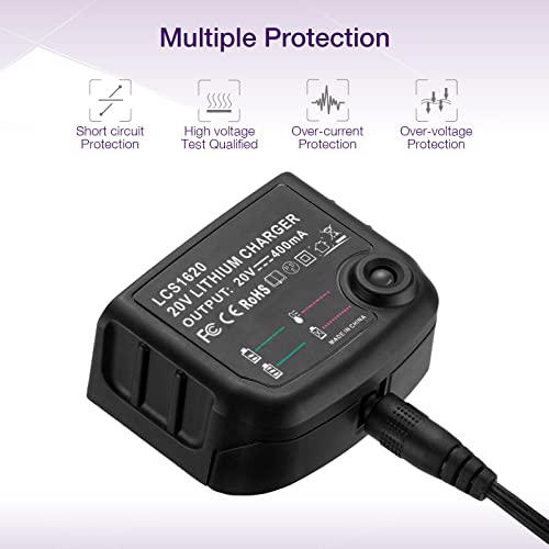 Utrbatt 30415744073810 Lcs1620 Replacement Charger 20V Lithium Battery Charger thumb #2