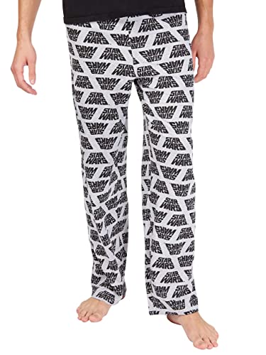 Star Wars Pantalones de pijama para Hombre Gris Large