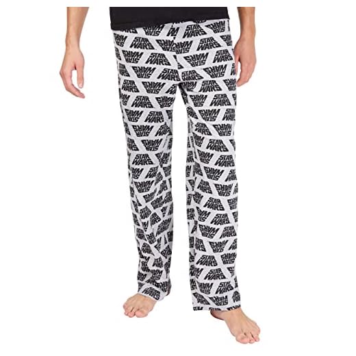 Star Wars Pantalones de Pijama para Hombre Gris Large