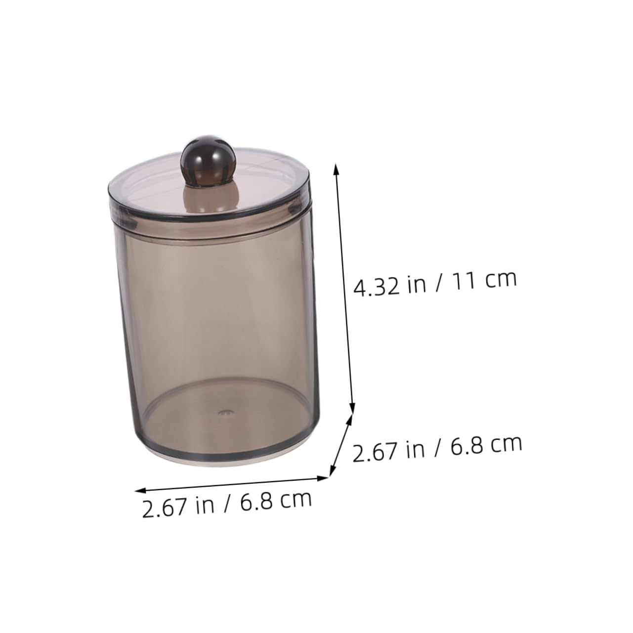 LABRIMP 3er-set Wattepad-hülle Wattestäbchenhalter Multifunktionaler Aufbewahrungsbox-spenderhalter Für Make-up-organizer 3 Stück X 3