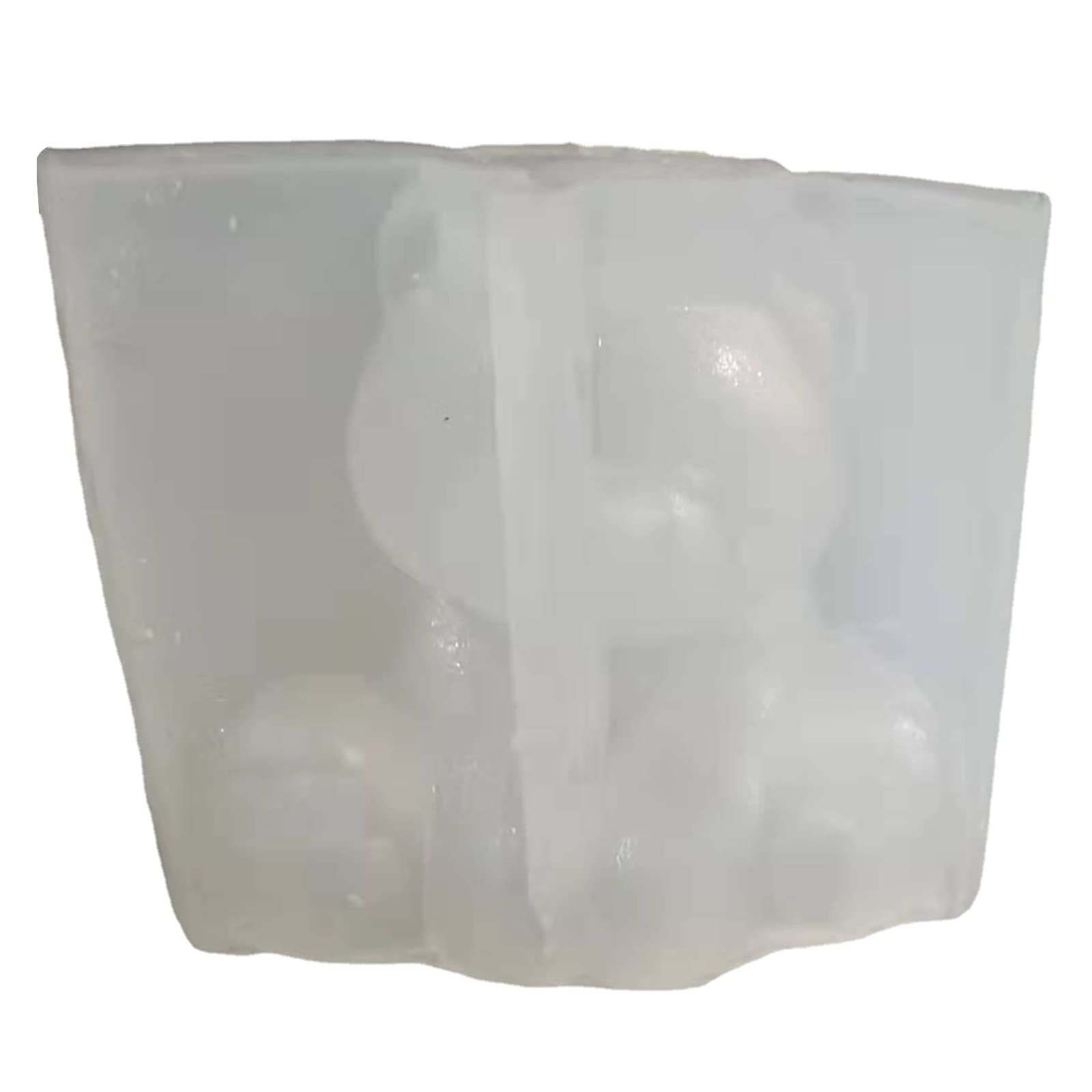 Kalttoy Bear Shape Silicone Mold Plaster Clay Mold Epoxy Resin Chocolate Fondant Soy Wax Making Silicone Molds for Adults