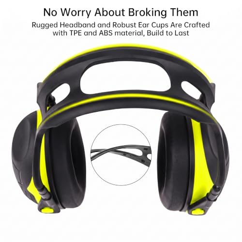 Image of Noise Cancelling Ear Muffs, 29 NRR Ear Protection for Kids Adults | Noise Reduction Hearing Protection Earmuffs for Toddler, Monster Jam, Concerts, Fireworks, Mowing, Shooting, Construction