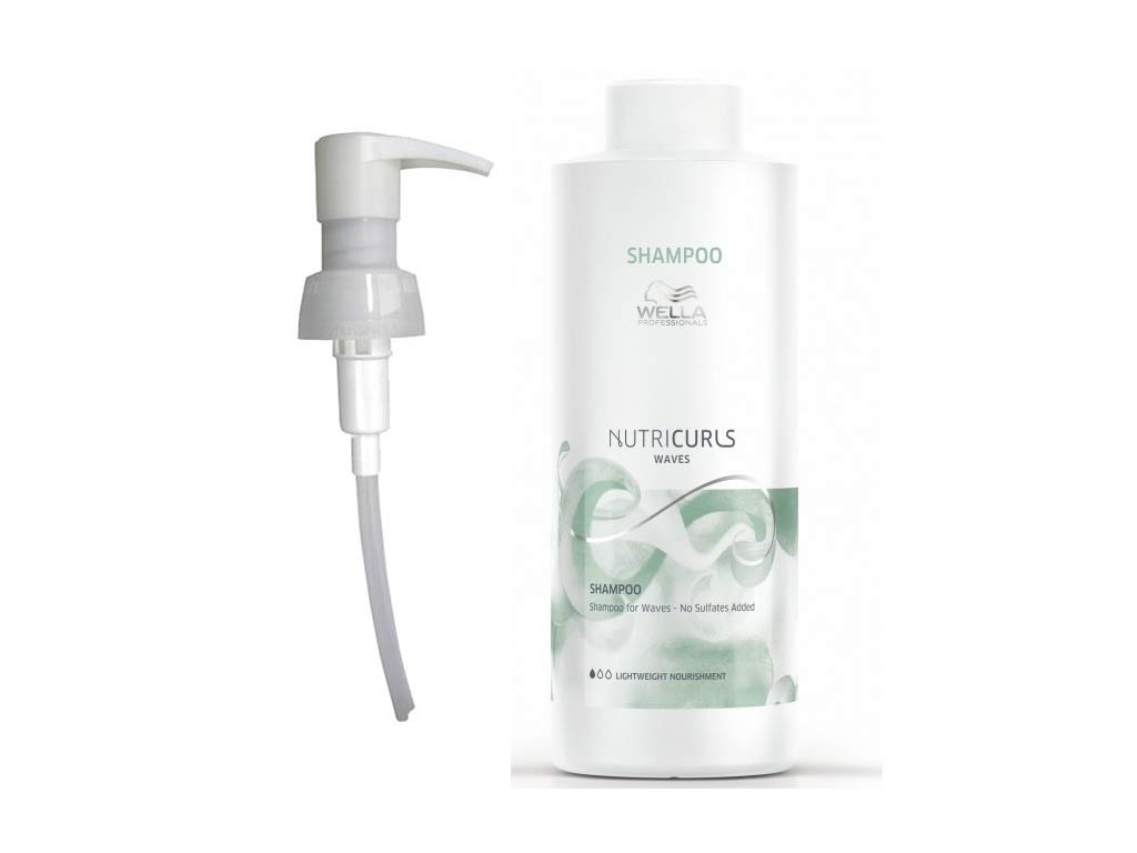 Wella Professionals NutricurlsWaves Shampoo For Waves 1000ml + Pump