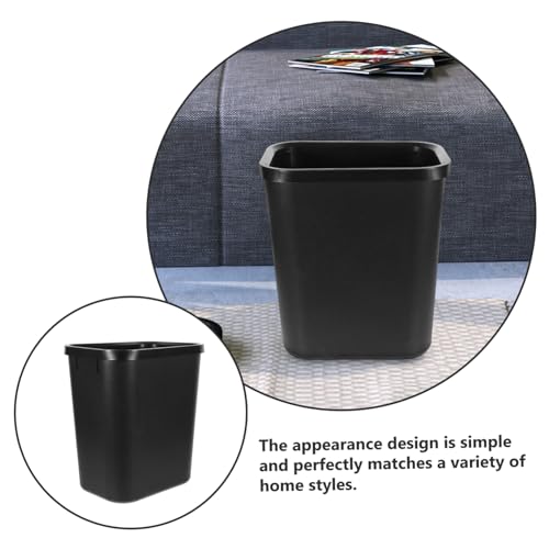 Caneca de basura plástica rectangular para espacios estrechos miniatura 7
