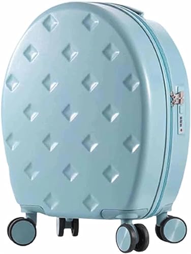 Suitcase Luggage with Spinner Wheels Lightweight Rolling Cabin Suitcase for Airplanes Travel Luggage(F,18 inch)
