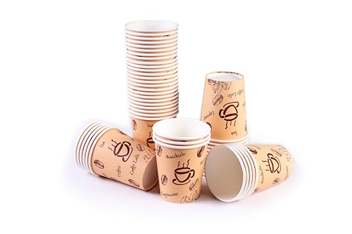 Home Choice Disposable Paper Cup 50-Pieces 8 Oz Party cups 237 ml Capacity