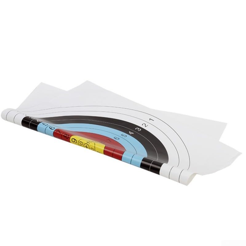 10 pezzi di carta bersaglio per arco e freccia shoo ting training, 10 * carte bersaglio 60 * 60 * 0,1 cm