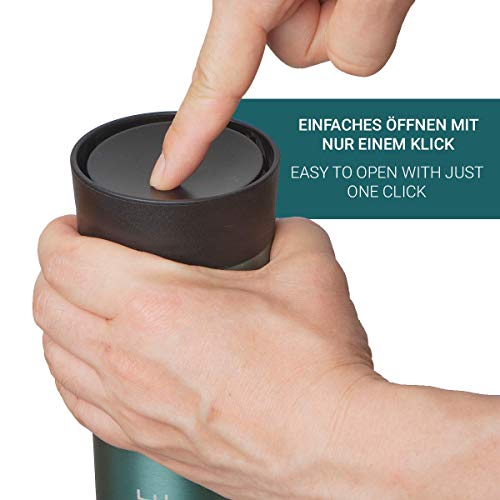 720°DGREE Reismok "PleasureToGo" - 450ml - Lekvrije, BPA-Vrije Roestvrijstalen Thermo Beker voor Koffie, Thee met Deksel - Vacuum Geïsoleerde Fles - Warme & Koude Drankjes Wanneer- & Waar U maar wilt - Image 4