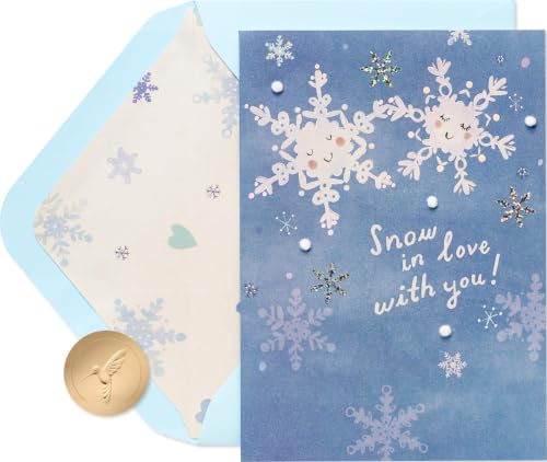 Papyrus Romantic Holiday Card for Significant Other, Perfect for Couples or Someone Special (Moment We Met)