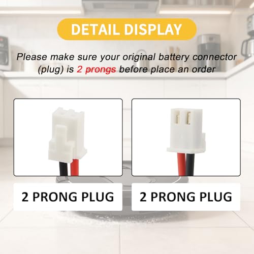 Image of RVBAT85002 Battery Replacement for Shark ION Robot RVBAT850 RV2500 RV2520 | RV2500AE RV2500S RV2520AVUS RV2520AZUS RV2520AFUS RV2520AOUS RV2520A0US Matrix UR2350S UR2505SR UR2650WS UR2500SR UR2450WD