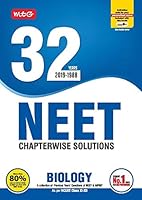 32 Years NEET-AIPMT Chapterwise Solutions - Biology 2019 9389167027 Book Cover