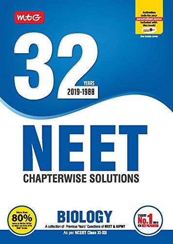 32 Years NEET-AIPMT Chapterwise Solutions - Biology 2019 MTG Editorial Board