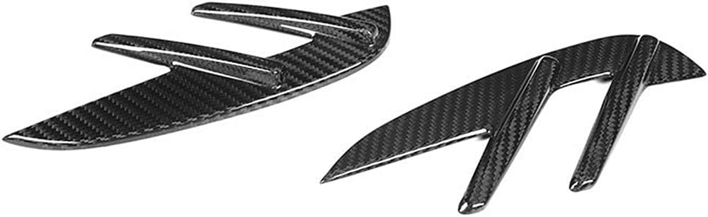 New Carbon Fiber Fender Scoop Covers 2PCS Compatible with BMW M4 G82 2021-2023 (A-Style)