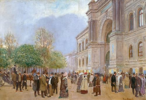 Cuadro pintura murales de Jean Beraud Palais De L'Industrie de 60x90cm para casa